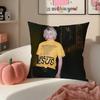 Creative Trendy Norwegian Art NNettspend Cushion Cover Pillowcase Short Plush Invisible zipper Room Sofa Cushion Cover