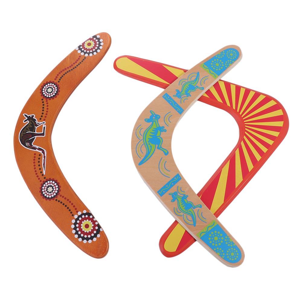 Interactive Toy Outdoor Boomerang Toy Kangaroo Boomerang V Shaped Boomerang Flying Boomerang Toy