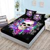 Popular Halloween Skeleton Three-Piece Mattress Bedding Four-Piece Mattress Protective Cover Batch