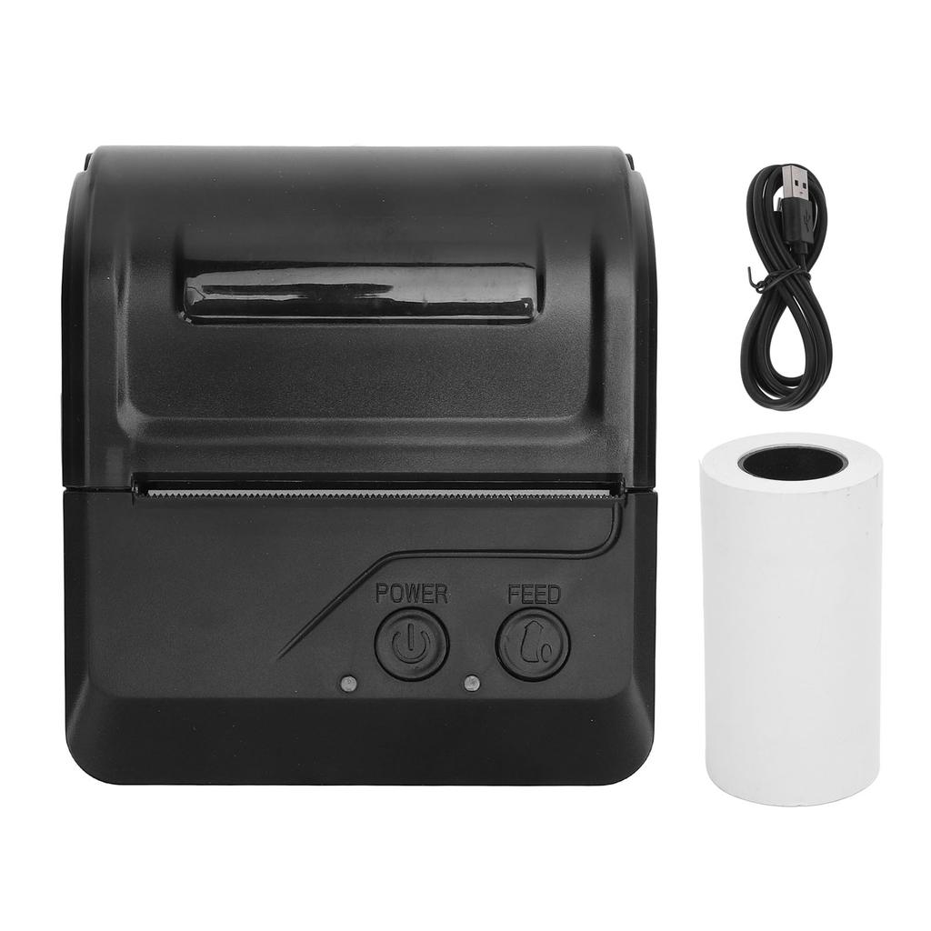 Термопринтер для печати этикеток для отправки посылок 80 мм USB Bluetooth Портативный термопринтер для печати этикеток для отправки для Android для