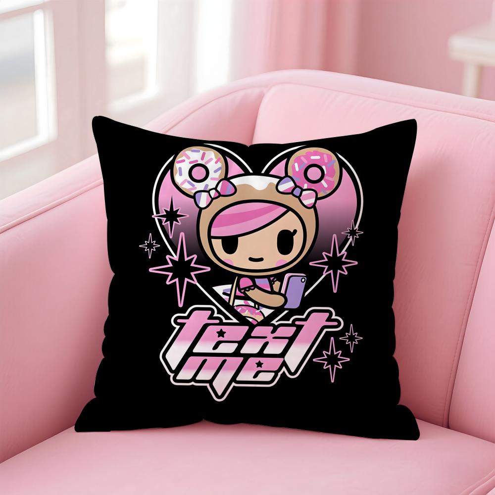 Чехол для подушки T-Tokidoki для дома и автомобиля, многоцелевой чехол для подушки - Двусторонний, Мягкий и прочный для ежедневного использования