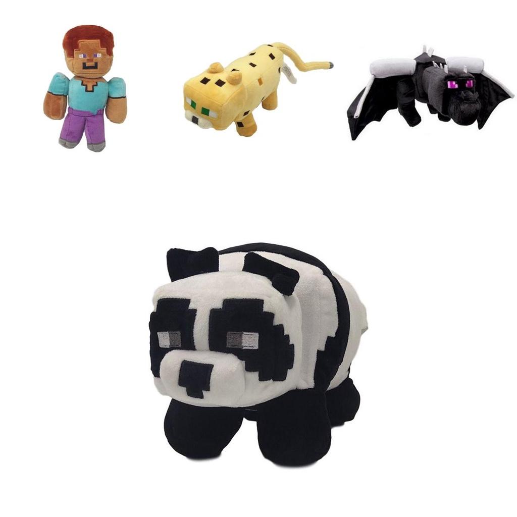 Soft And Cuddly Minecraft Creeper Enderman And Wolf Stuffed Toys For Kids