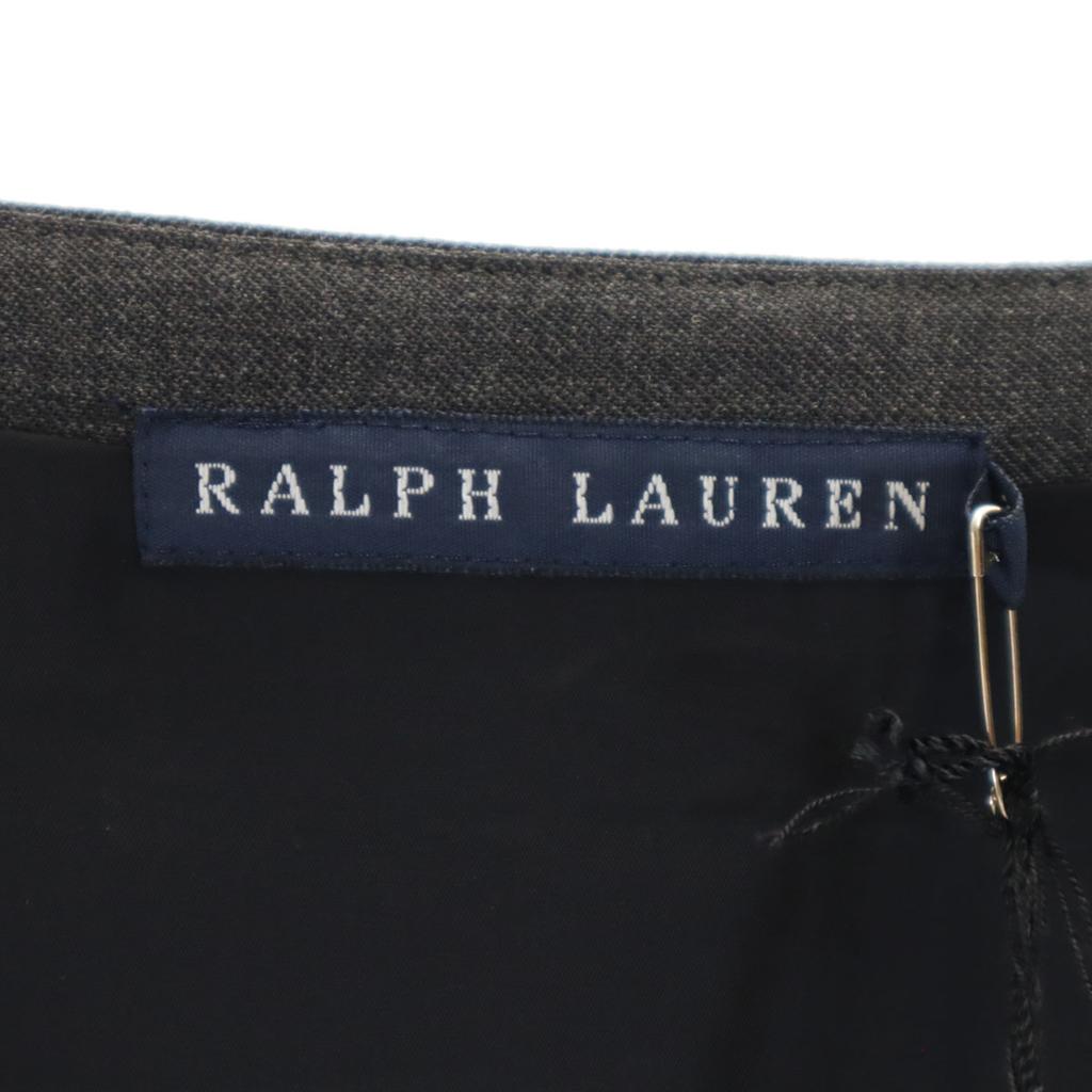 RALPH LAUREN Unused wool blend French sleeve one piece 11 gray Tagged Women Used