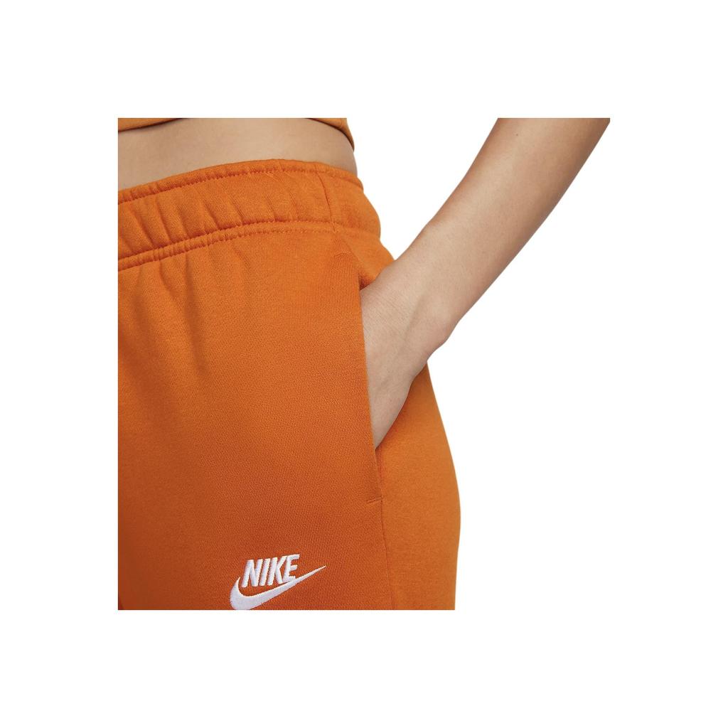 Nike Трикотажные джоггеры женские с принтом логотипа и завязками на манжетах, средней посадки, джоггеры Campfire-Orange DQ5192-893