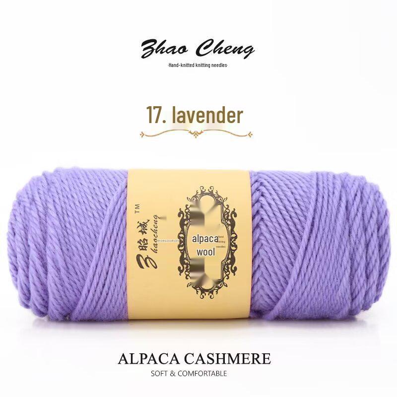 Шарф-подушка из альпаки ручной вязки – Средней толщины, Мягкий, Сделай сам, Крючком