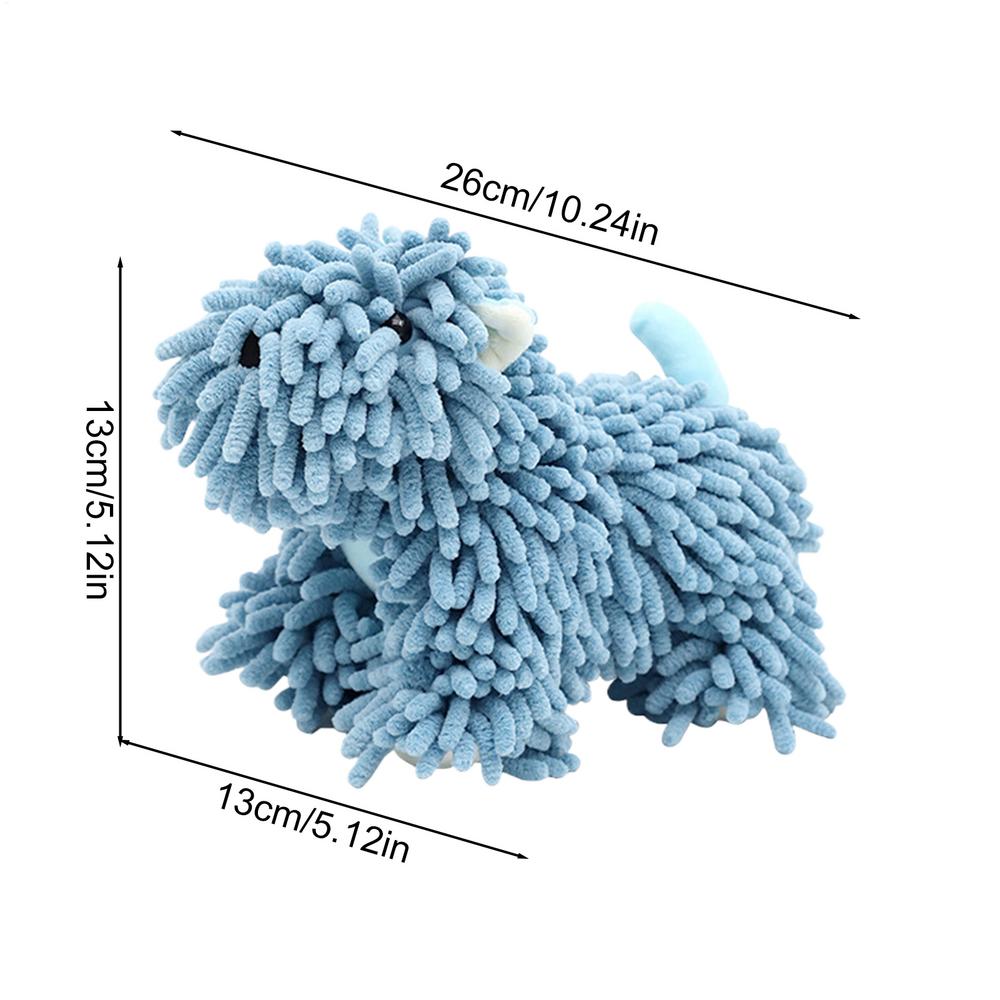 Hand Towel Balls For Bathroom Cartoon Puppy Chenille Hand Towel Cartoon Highly Absorbent Cleaning Cloth Decorative Household