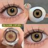Eyeshare Colored Contact Lenses Light Blue Contact Lenses Cyan Colored Contact Lenses Brown Natural Lenses Colored Cosmetic Green Lenses 1 Pair