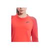 Nike Однотонный свитшот с небольшим логотипом и круглым вырезом, длинный рукав, женская толстовка, красный цвет 809538-850