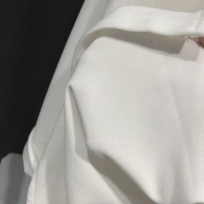 Женский топ с V-образным вырезом и длинными рукавами, осень 2023 года, свободный, средней длины, с разрезом