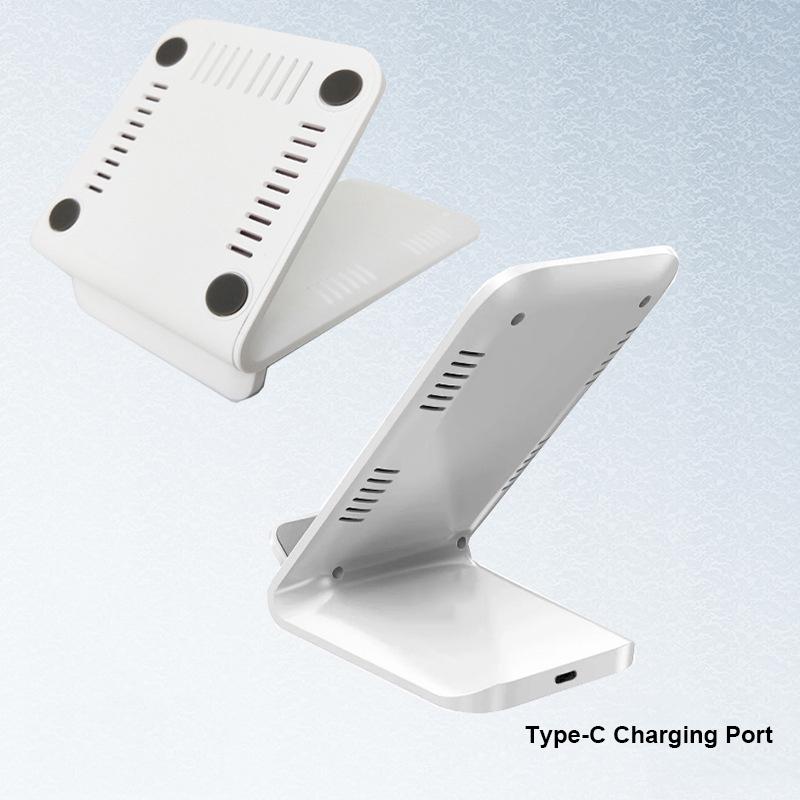 VAORLO Беспроводное зарядное устройство QI 15 Вт, док-станция для быстрой зарядки для iphone X XS XR 11 11PRO, док-станция для беспроводной зарядки