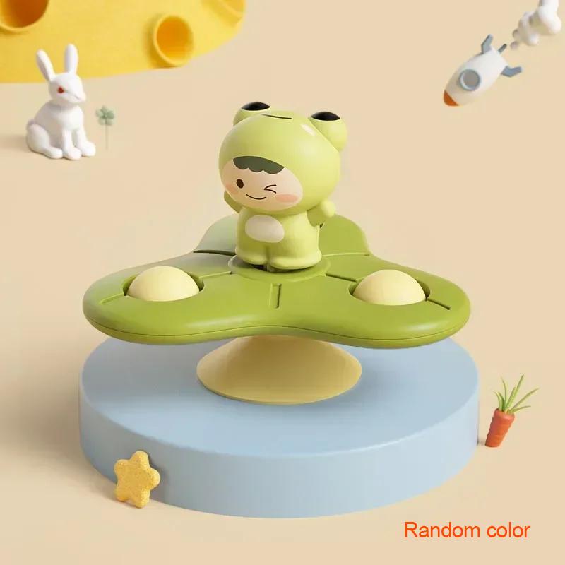Детские игрушки Спиннер на присоске для малышей Монтессори Спиннер Сенсорные игрушки, Монтессори Игрушки для развития мелкой моторики для младенца Игрушка в подарок