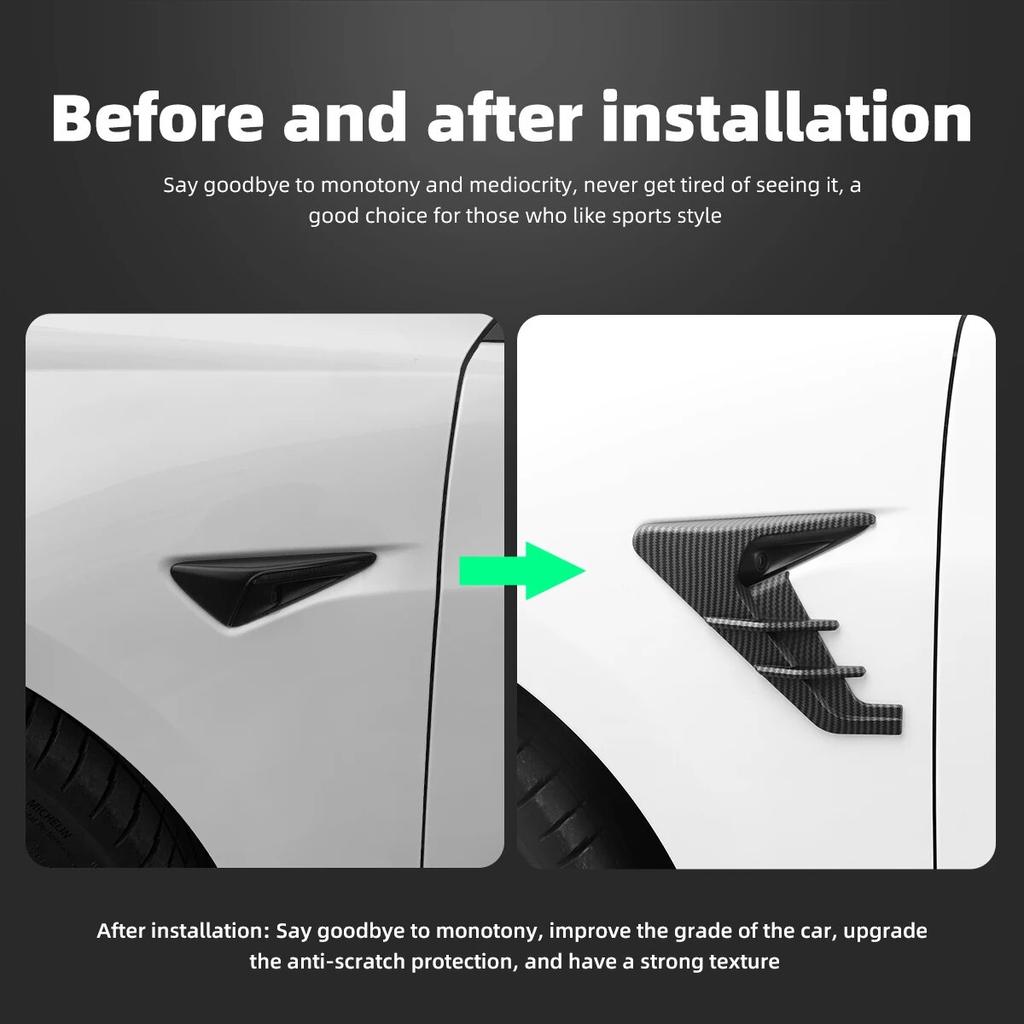 Для Tesla Model 3 Model Y, автомобильная камера, боковое крыло, панель, спойлер, пылезащитный чехол, украшение, модификация, аксессуары Model3 2022