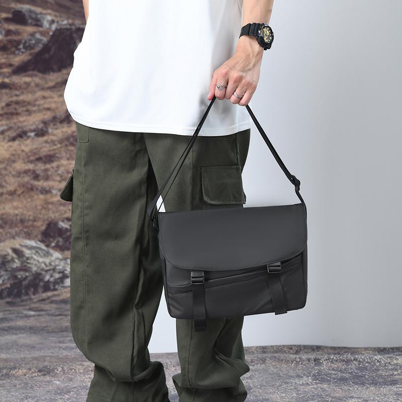 Мужская водонепроницаемая сумка через плечо, молодежная сумка через плечо большой вместимости