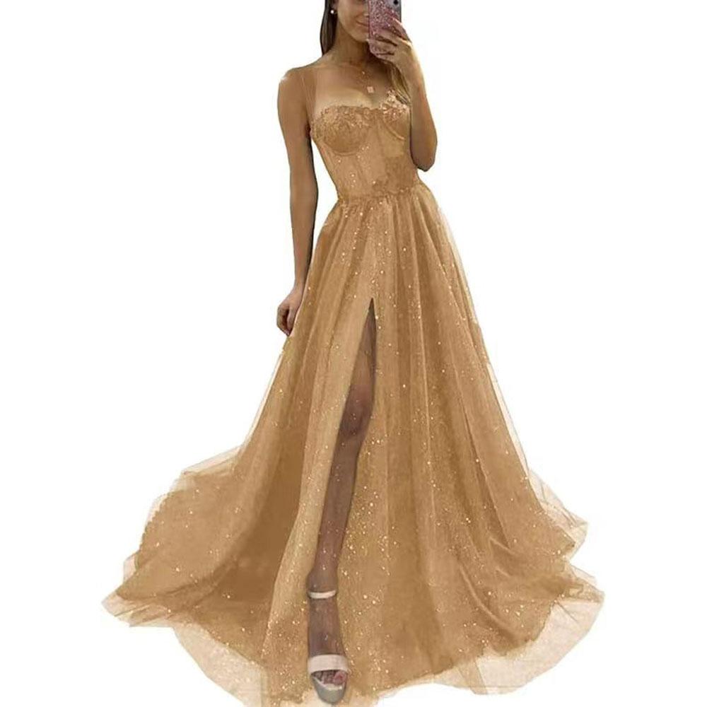 Новое поступление выпускных платьев Vestido de Festa синее платье с вырезом на шее элегантный стиль кружево элегантный сексуальный разрез