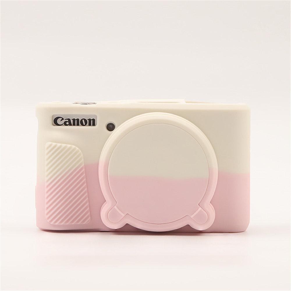 Для SX740HS SX730HS Мягкий резиновый силиконовый чехол для Canon PowerShot SX740 HS SX730 Защитная накладка для корпуса с защитой объектива