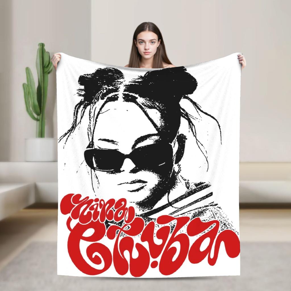 Nina Chuba Blanket Quality Soft singer Throw Blanket Winter Child Bedroom Novelty Bedspread