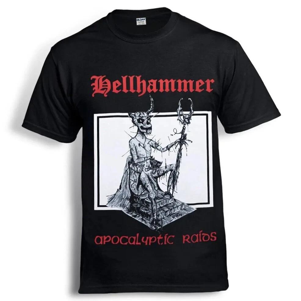 HELLHAMMER Apocalyptic Raids Black T-Shirt Celtic Frost Mayhem
