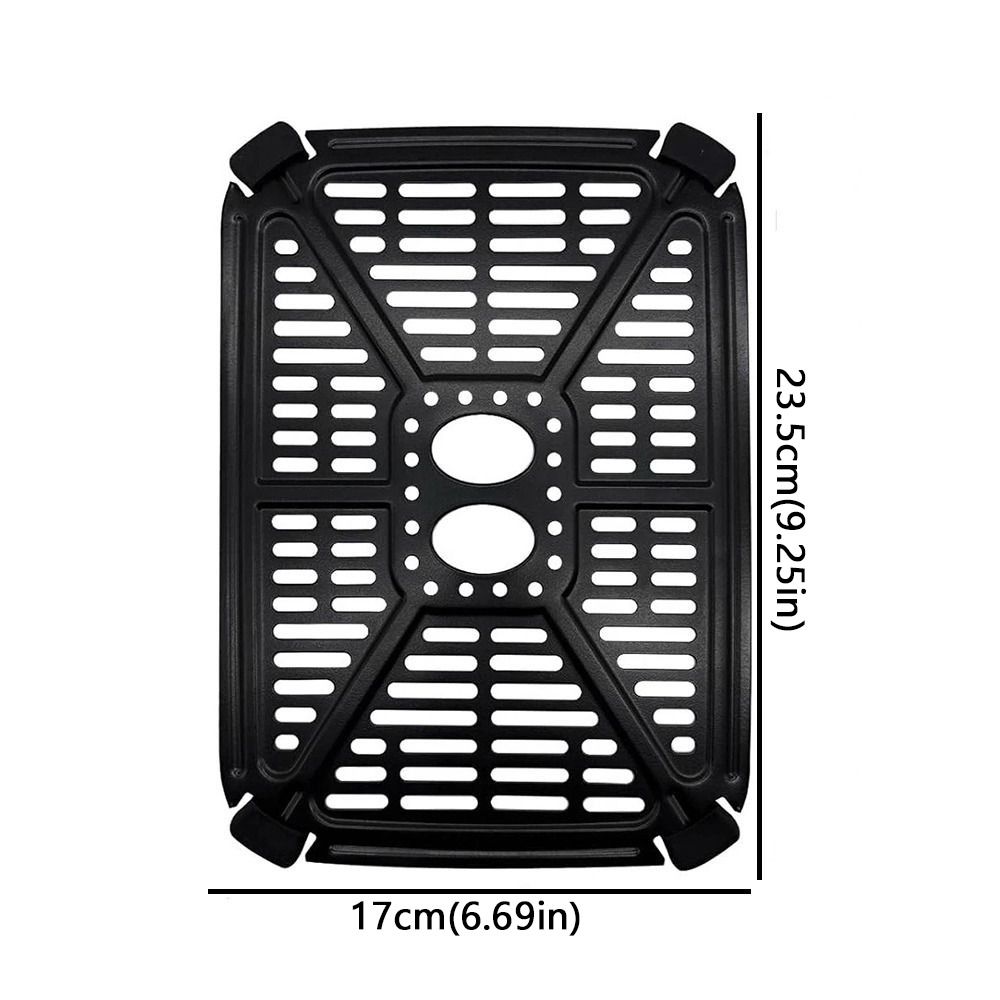 Non-Stick Air Fryer Grill Plate Square Air Fryer Tray Food Grade Grill Pan  Easy Clean