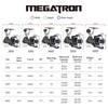 Рыболовная катушка KastKing Megatron, спиннинговая, максимальная нагрузка 18 кг, 7+1 подшипник, алюминиевая шпуля, карбоновый тормоз, для морской рыбалки