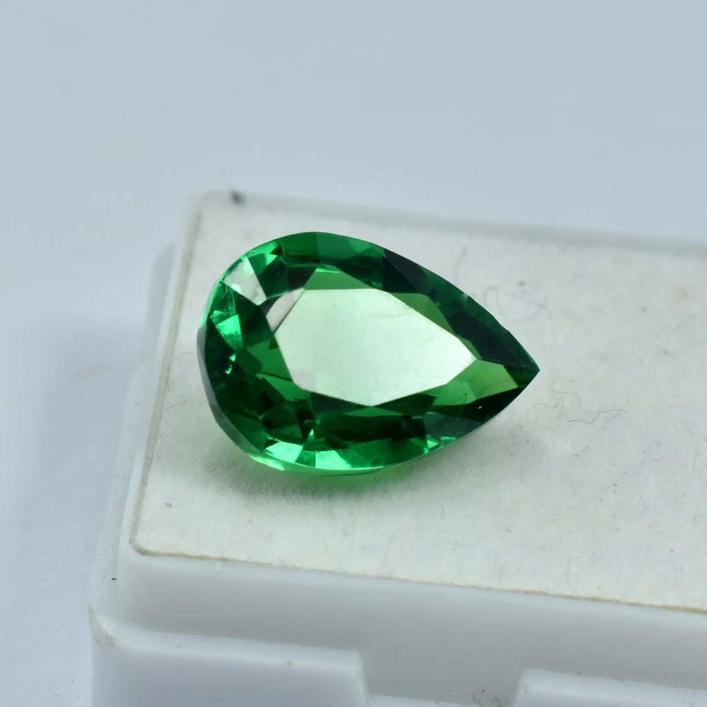 Most Demandable 11.00 Ct Natural Garnet Pear Cut Green Loose Gemstone