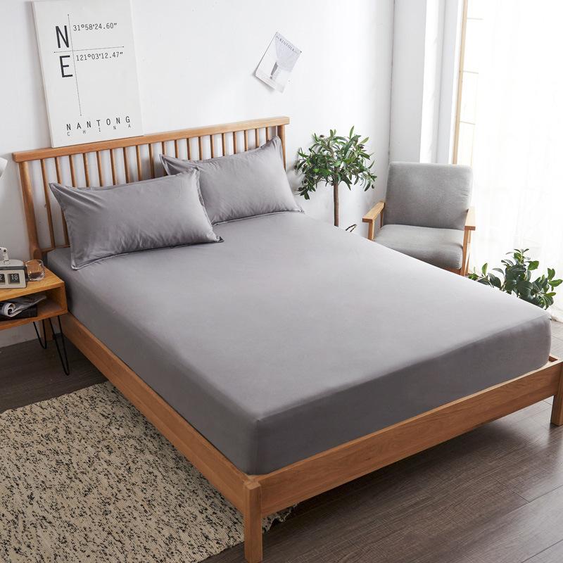 Хлопчатобумажные простыни с резинками, нескользящие регулируемые наматрасники (Без наволочки)