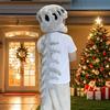 Dinosaur Skeleton Costume Realistic Dinosaur Skull Headpiece 3D Plush Spine Cosplay Props Halloween Dress-up Accessory