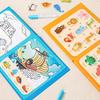 Magic water painting book graffiti repeated painting quiet book fountain pen tear water coloring baby painting book water painting album