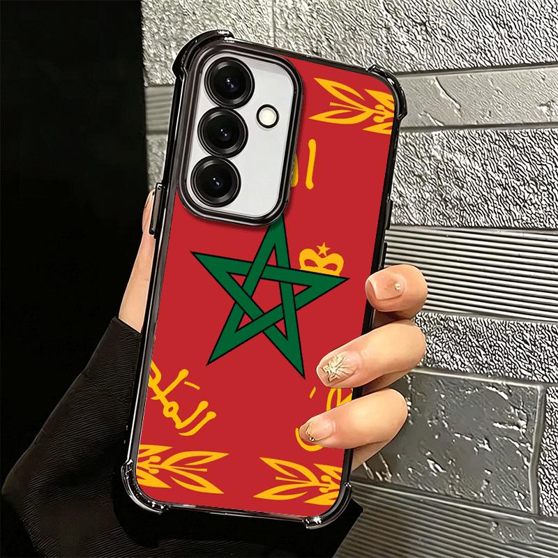 Покрытие в виде флага Марокко Чехол для телефона Для Samsung A17 A07 A37 A57 A16 A56 A15 A55 A14 A54 A13 A53 A26 A36 A25 A35 A24 A34 A23 A33