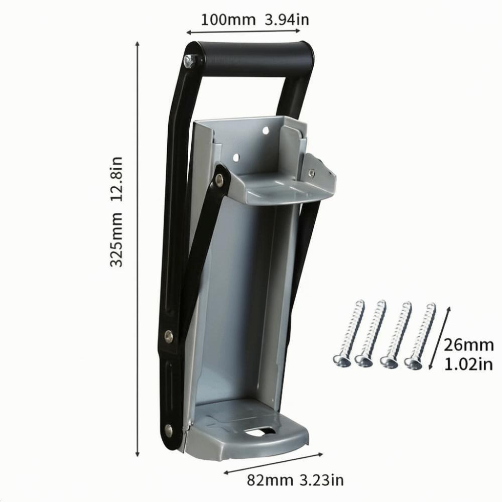 Heavy-Duty Steel Can Crusher Wall Mounted Can Pressing Machine  Kitchen Accessories