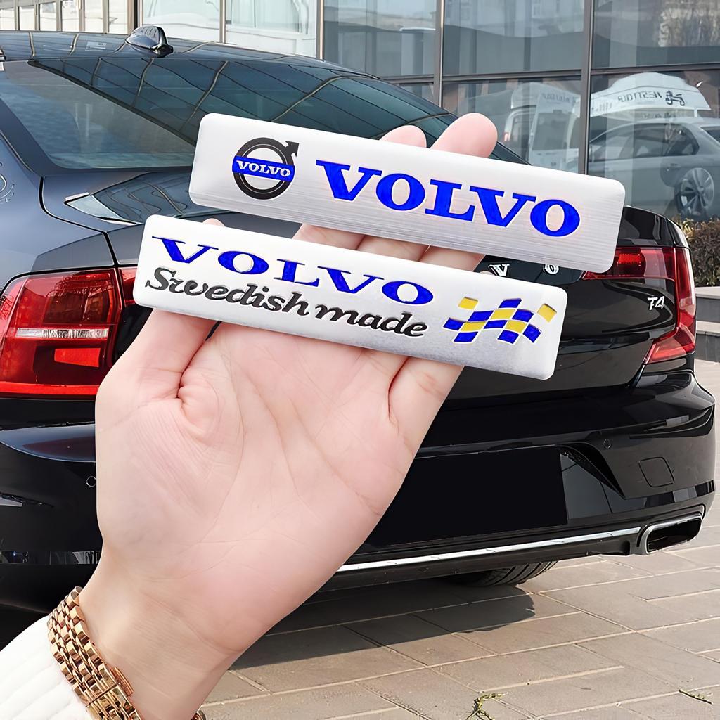 For Volvo Car Specific Metal Badge Stickers Auto Trunk Decal For Volvo XC90 V90 V60 XC60 V40 S80 S60 S90 C40 XC40 V70 XC70 C30 C