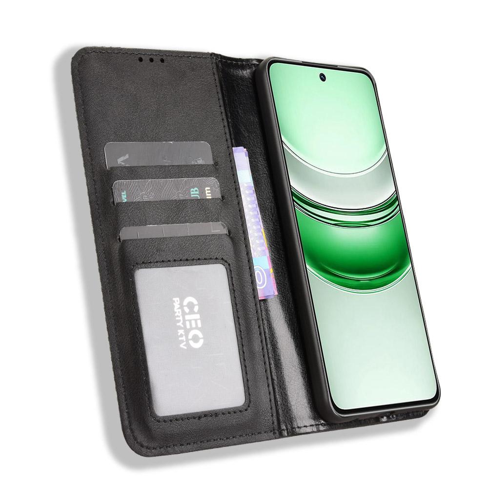 For Realme V70 5G/Realme V70s 5G/Realme 14x 5G Leather Case Wallet Stand Retro Texture Phone Cover