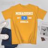 Patriotic Flag Somalia Est1960 Mogadishu Unisex Tshirt Tees Tshirt Oneck T Shirts