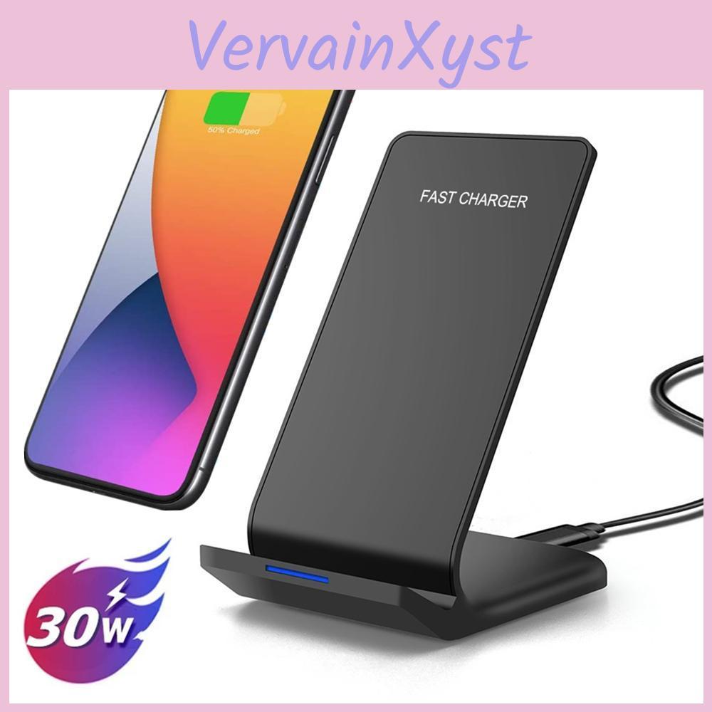 Беспроводная зарядная станция 30 Вт для iPhone 14 13 12 11 Pro Max Xs Xr X 8, индукционная станция быстрой зарядки для Samsung S22 S21 S20