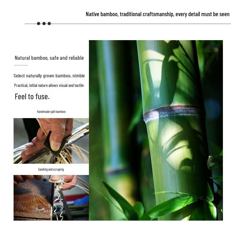 Handmade Bamboo Basket for Fruits, Vegetables, Eggs, and Storage