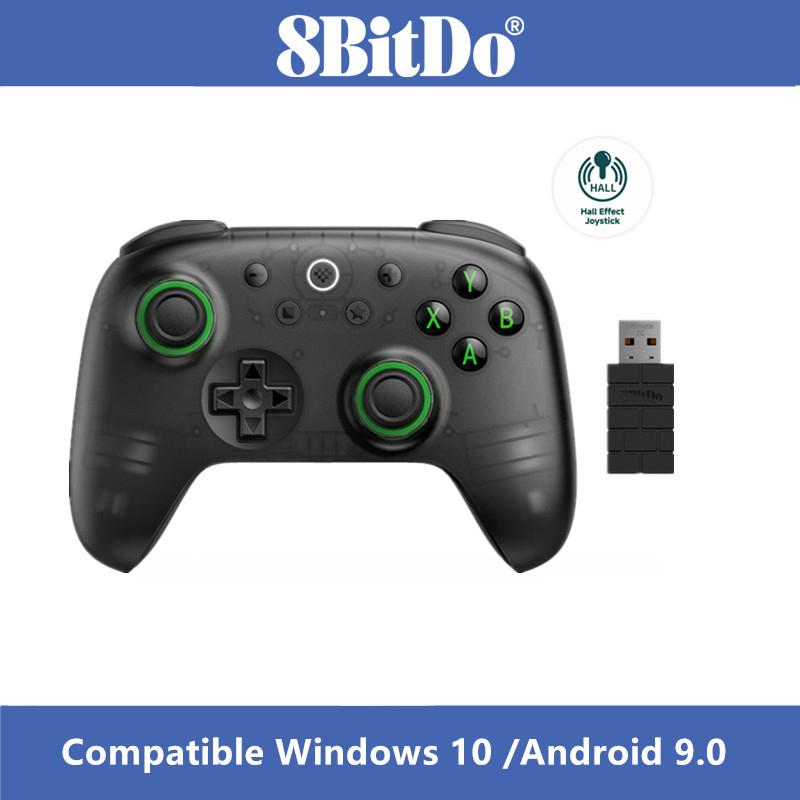 8BitDo Transparent Black Ultimate 2C 2.4G Wireless Gamepad Gaming Controller for Windows,Android, Hall Effect Windows 10