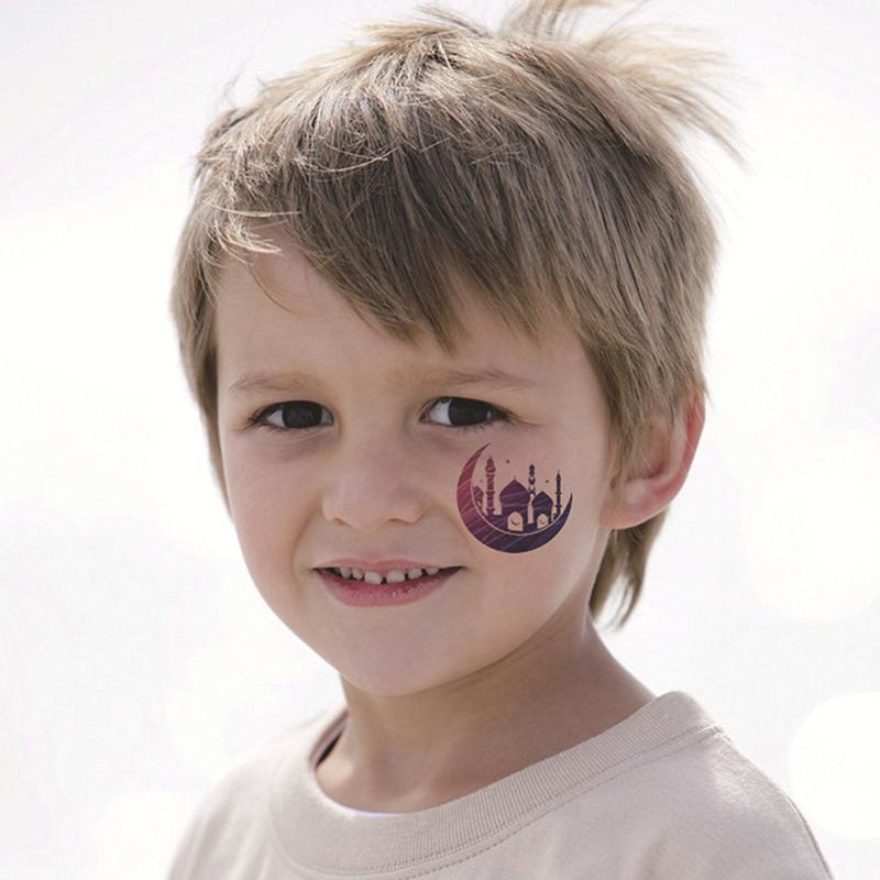 10 шт. временные татуировки Ид Мубарак наклейки Рамадан Карим украшения исламские мусульманские товары для вечеринок Ид детский подарок 2023 Новый HMM