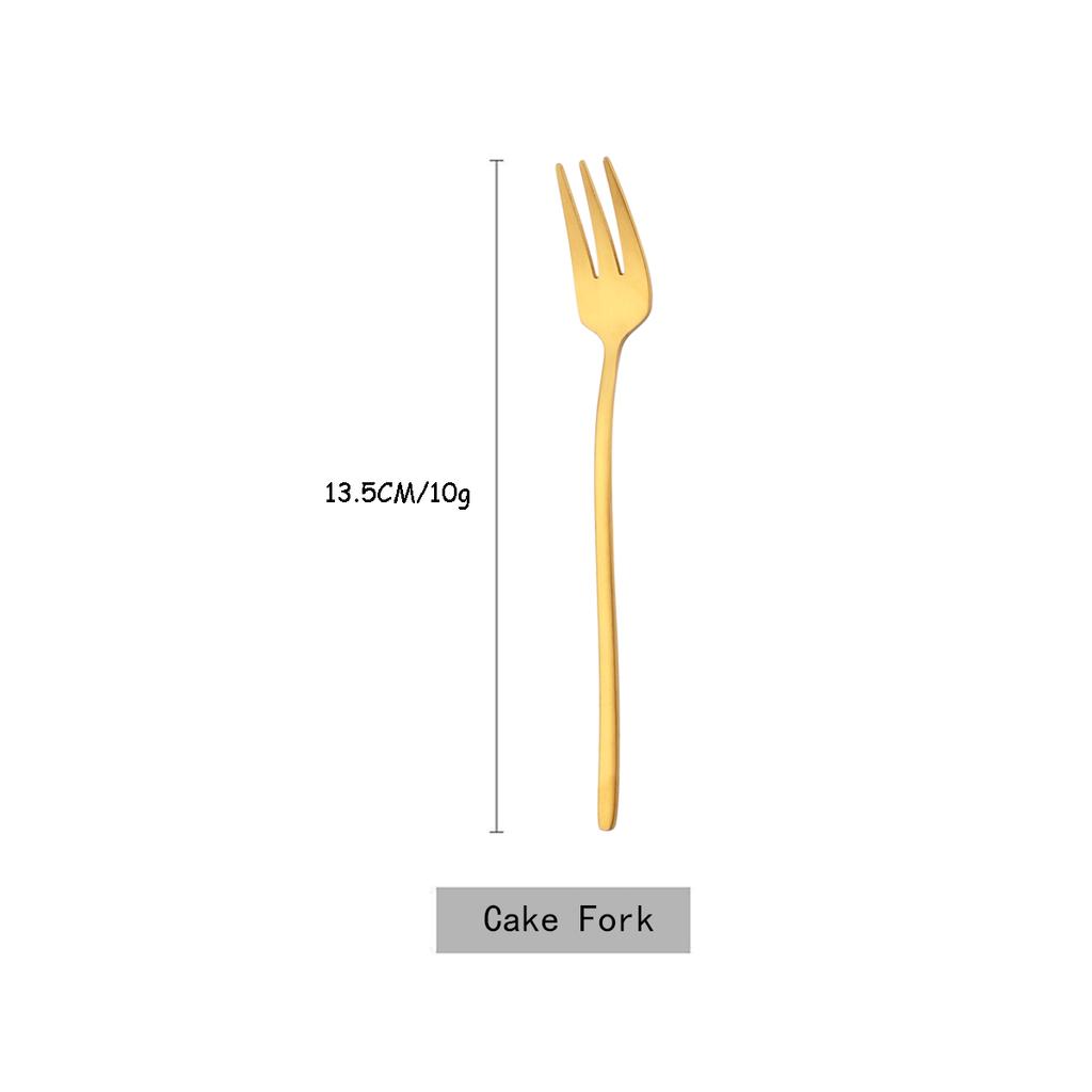 Горячая 1 шт. красочная маленькая вилка из нержавеющей стали 304, вилка для торта, вилка для чая, закусок, столовые приборы, столовые приборы, десертная вилка для фруктов, столовое серебро
