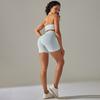 New seamless solid color high elastic sports bra underwear yoga suit running fitness two-piece set