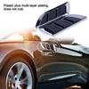 2Pcs/Set Car Side Air Flow Vent Hole Cover Fender Bonnet Vent Grille Duct Decor Car Styling Shark Gill Decoration Sticker