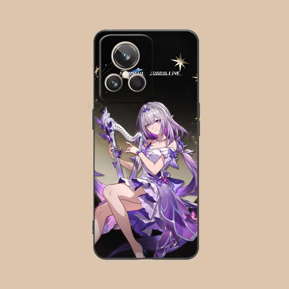 HSR Castorice Матовый TPU Чехол для Мобильного Телефона для Realme GT 8 Neo Pro C75 73 71 C67 65 C55 53 C35 31 C20 15 Цветной Чехол