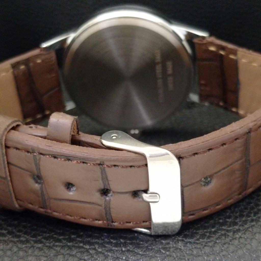 HAND-WINDING VINTAGE MONTINE SWISS MENS REFURBISHED SILVER DIAL WATCH a441557-5