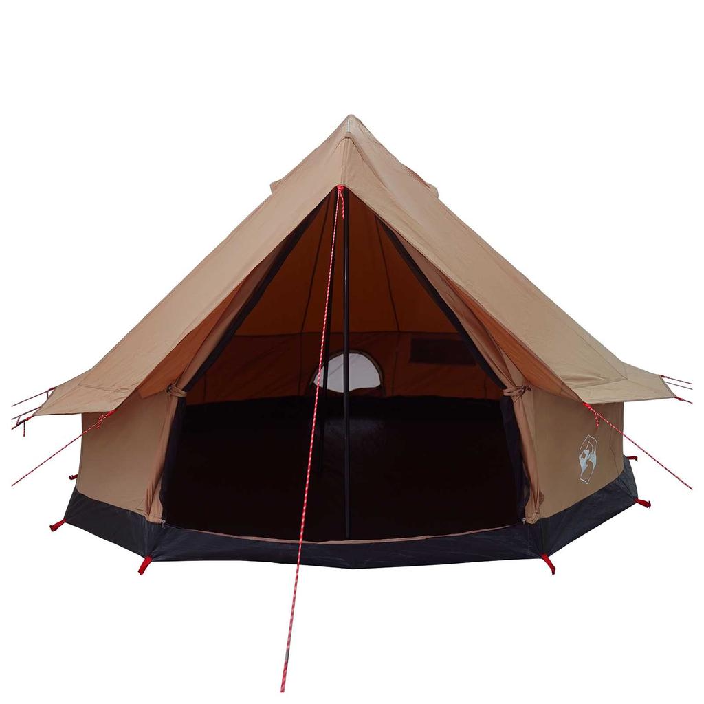 Family Tent Brown 6 Person Polycotton