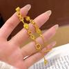 Shajin Jewelry Chinese Style Gold-Plated Snake Bracelet for Women - Durable, Non-Fading and Elegant.