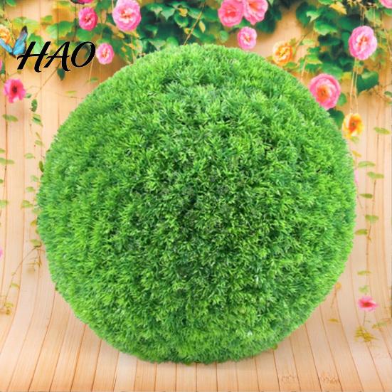 Office Decoration Plant Artificial Topiary Ball Faux Boxwood UV Resistant Realistic UV-resistant Multi-Layer Outdoor Backyard Porch Garden Fake Green