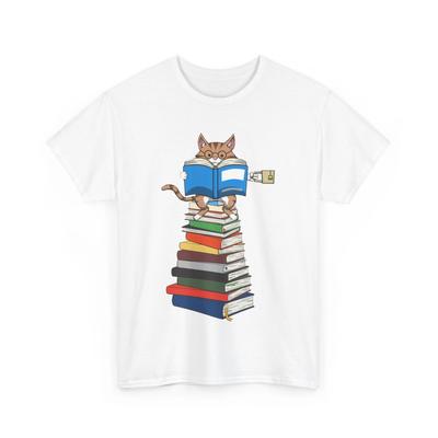 Книжная Рубашка, Книги Кот Книги Чтение Кошки Любители Женщины Мужчины Смешная Футболка