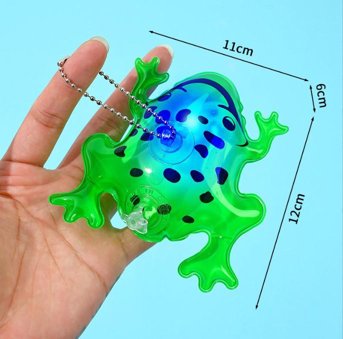 Inflatable Mini Frog Pendant: Luminous Decompression Toy