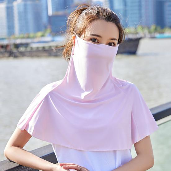 Sunscreen Face Guard Ice Silk Neck Protection Summer Riding Face Guard Outdoor Activities Travel Neck Gaiter