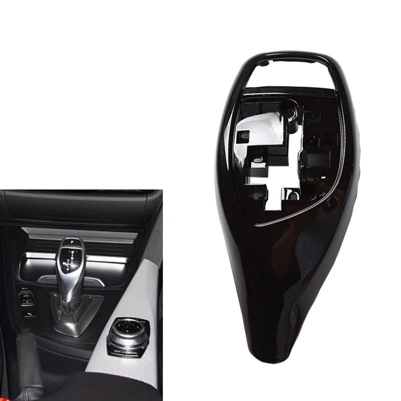 For BMW F30 F10 F32 F33 F31 F34 F06 F12 F25 F26 1 3 3GT 4 5 5GT 6 7 Series 13-17 Gloss Black Car Gear Knob Shift Lever Cover