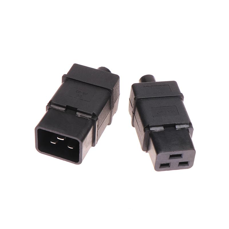 16A 250V IEC320-C19 C20 Male Female Собранная проводка Разъем питания Разъем Pdu Ups Корпус Серверный разъем