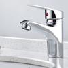 Chrome Bathroom Basin Faucet Single Hole Deck Mount Mixer Faucet Kitchen Sink Hot and Cold Water Faucet with G1/2 Hose